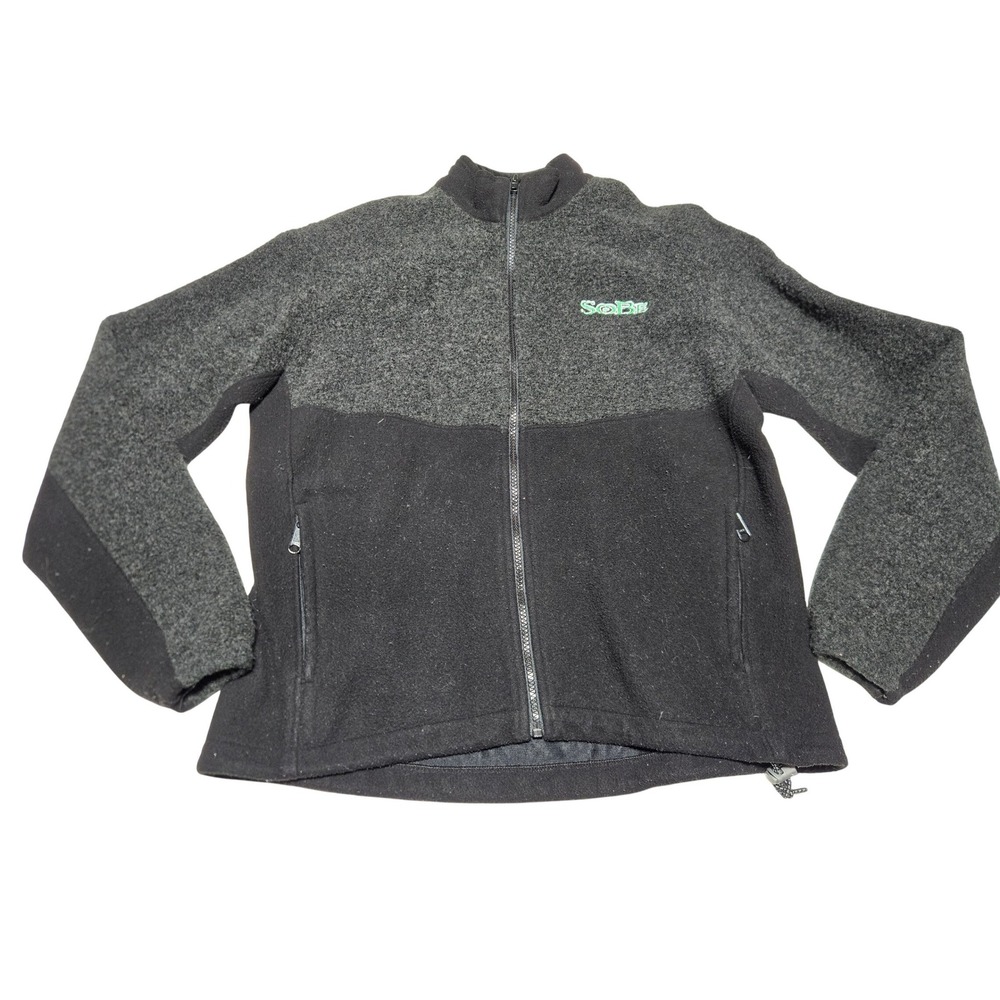 Vintage SoBe Cannondale Promo Fleece Jacket Men's Small Lizard Energy Drink‎